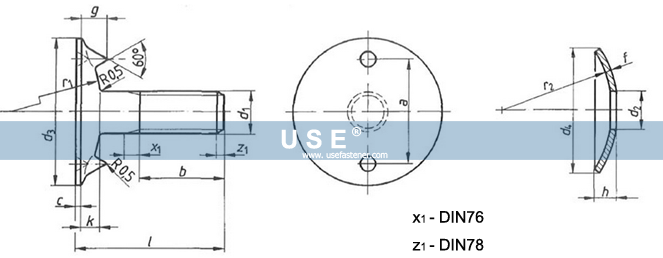 DIN-Fasteners/DIN 15237 - seating screws and cupped washers for the attachment of components to belts